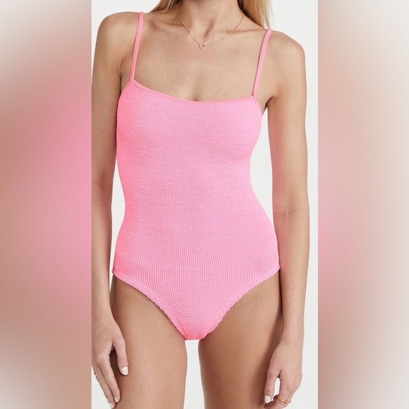 Hunza G Other - Hunza G Pamela One Piece Swimsuit Bubblegum Pink OS